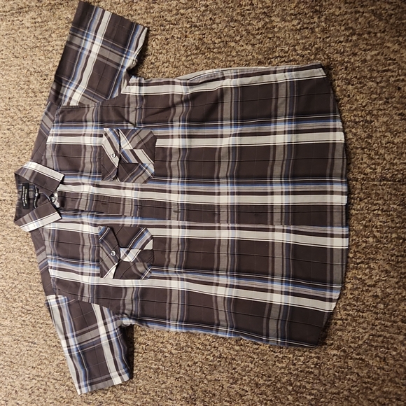 Men's Dress Shirt Bundle Size M George/Chaps/Beverly Hills Polo Club Plaids - Picture 2 of 14